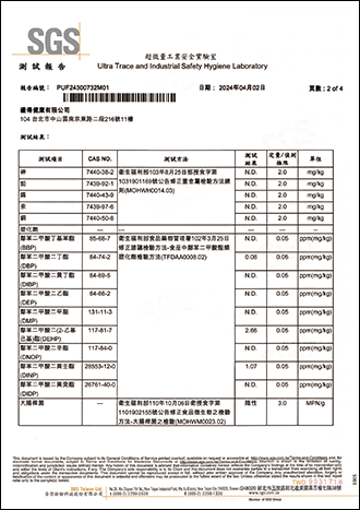 塑化劑、重金屬檢測